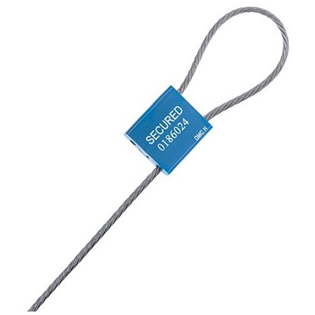 Bsc Preferred 1/8 x 12'' Cable Seals - Blue, 50PK BUY03998765